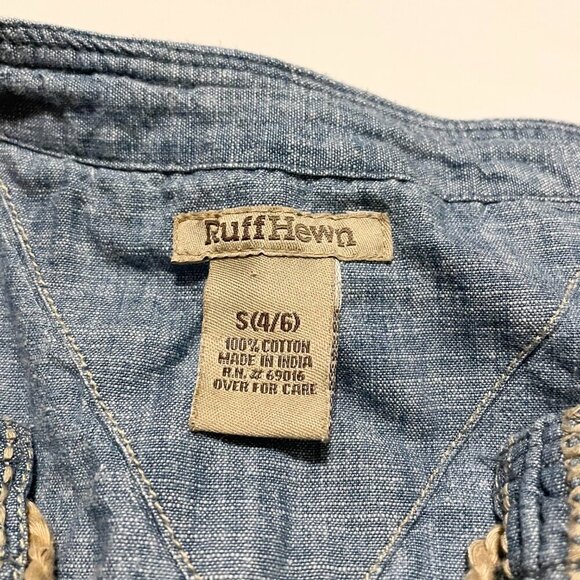 Ruff Hewn Womens Size Small 4/6 Top 3/4 Length Sleeve - Picture 3 of 14
